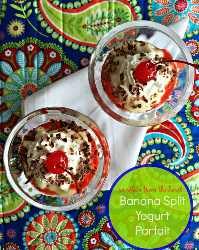Banana Split Yogurt Parfait
