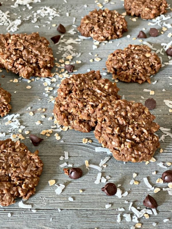 Chocolate Oatmeal Coconut Cookies